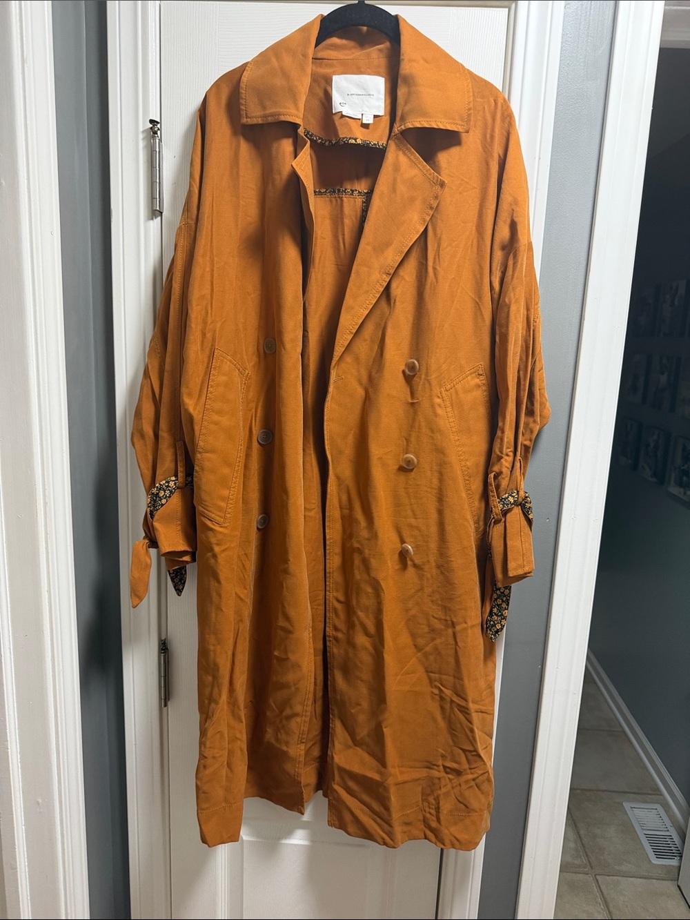 Women’s Anthropologie xs tench coat lightweight